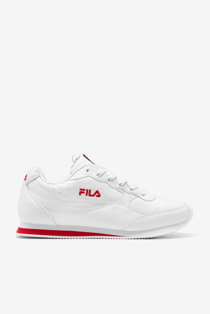 Fila Panzia Trainers White - Mens - 12596RKGH